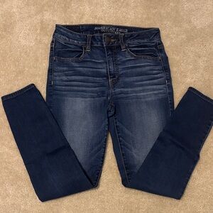 American Eagle Outfitters Women's Navy Skinny Jeans